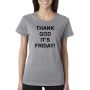 Marškinėliai Thank god it's Friday Marškinėliai Thank god it's Friday